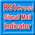 MT4 RSI クロス シグナル メール インジケーター Indicators/E-books