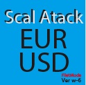 Scal Attack EURUSD ver.w-6 filter mode Auto Trading