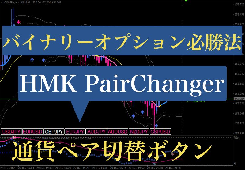 HMK PairChanger（通貨切替ボタン） Indicators/E-books