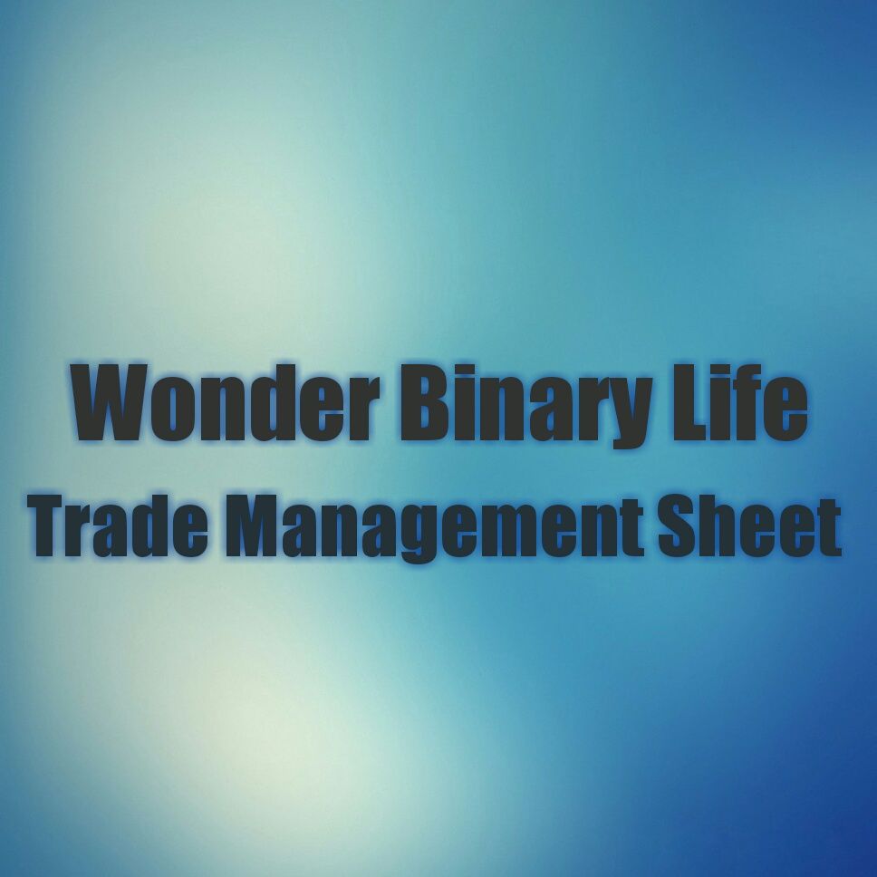 Wonder Binary Life トレード管理シート インジケーター・電子書籍