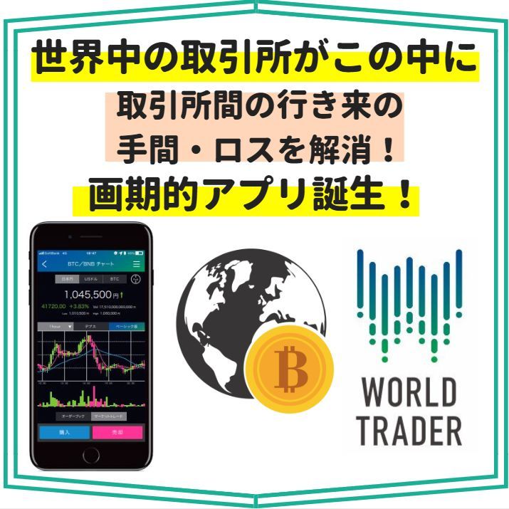 世界の取引所一括管理アプリ【WORLD TRADER】 投資ナビ＋