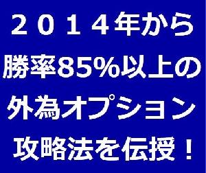 ローソク足とインジゲーターの知識不要でもバイナリーオプション勝率85%以上を達成しているGMOクリック証券・外為オプションの攻略法を伝授します！ 