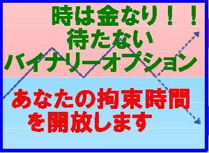 時は金なり！！【長期使用版】　待たないバイナリーオプション