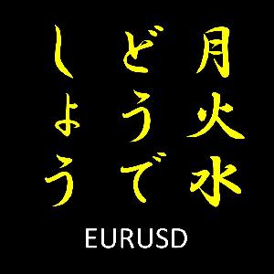 月火水どうでしょう ～EURUSD～ ナンピン無し ワンショットで高勝率デイトレ