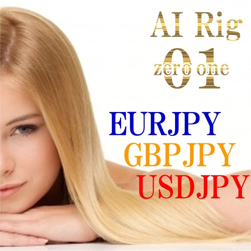 『AI Rig 01(ｾﾞﾛﾜﾝ)』 ３本セット「EURJPY M30」、「GBPJPY M30」、「USDJPY M30」 Indicators/E-books