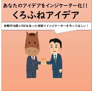 【KUROHUNEアイデア】移動平均線 ＋ RSI