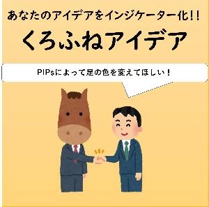 【KUROHUNEアイデア】PIPsによって足の色を変更！