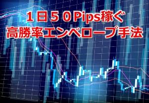 １日５０Pips稼ぐ高勝率エンベロープサイン