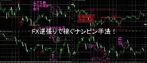 FX逆張りで稼ぐナンピン手法！