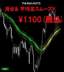 消せる 平均足スムーズド