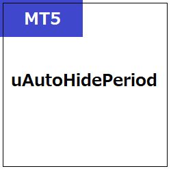 [MT5]uAutoHidePeriod Indicators/E-books