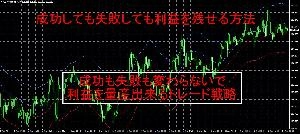 成功しても失敗しても利益を残せる方法