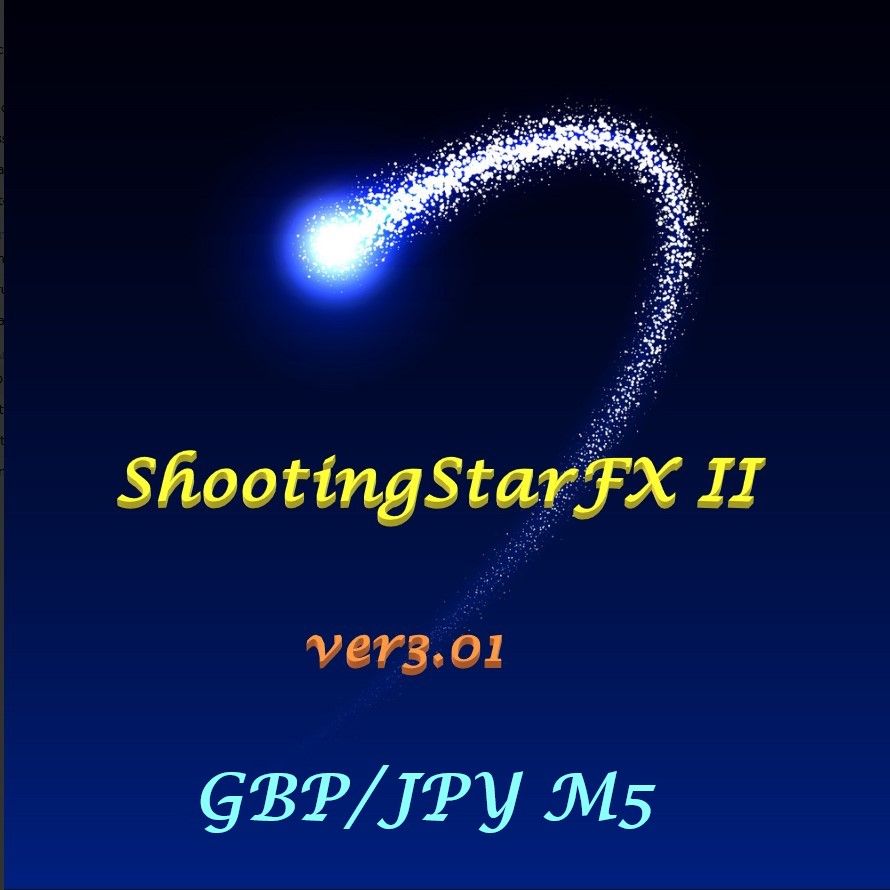 ShootingStarFX II ver3.01（GBP/JPY 5分足版） Auto Trading