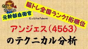 【株式投資】アンジェスの目標株価を元幹部自衛官がテクニカル分析で出してみた