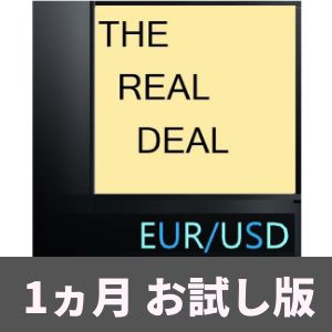 THE REAL DEAL_EURUSD【1ヶ月版】 自動売買