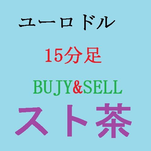 ユーロドル　15分足　BUY＆SELL スト茶 Auto Trading