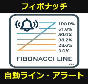 【MT4】フィボナッチ自動ライン＆アラート（インジケーター）