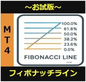 【MT4】フィボナッチ自動ライン（インジケーター）