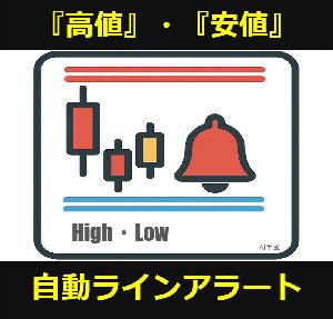 【MT4】高値安値自動ライン&アラート（インジケーター）