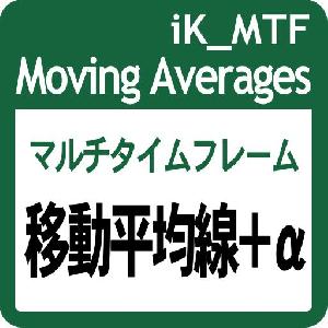 階段状のマルチタイムフレーム移動平均線＋α： iK_MTF Moving Averages［MT5版］