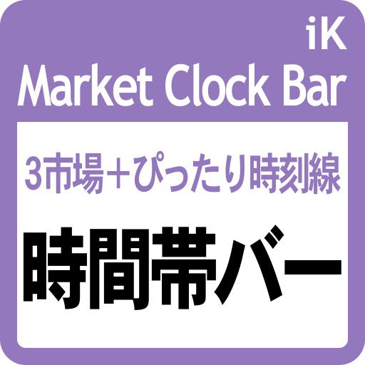 市場のオープン時間帯をバー表示！ 時間と日付のラベルと垂直線も！： iK_Market Clock Bar［MT5版］ Indicators/E-books