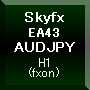 Skyfx EA43 AUDJPY(H1) Auto Trading