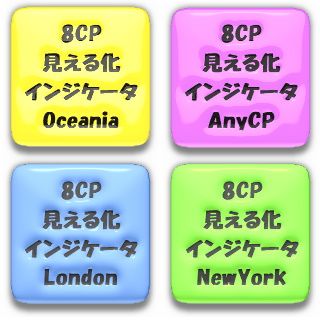 8CP見える化インジケータ4点フルセット(Oceania,London,NewYork,AnyCP) インジケーター・電子書籍