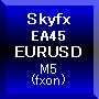 Skyfx EA45 EURUSD(M5) ซื้อขายอัตโนมัติ