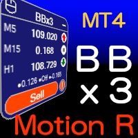 MTFインジケーター　MotionR BBx3 mt4 Indicators/E-books