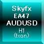 Skyfx EA47 AUDUSD(H1) ซื้อขายอัตโนมัติ