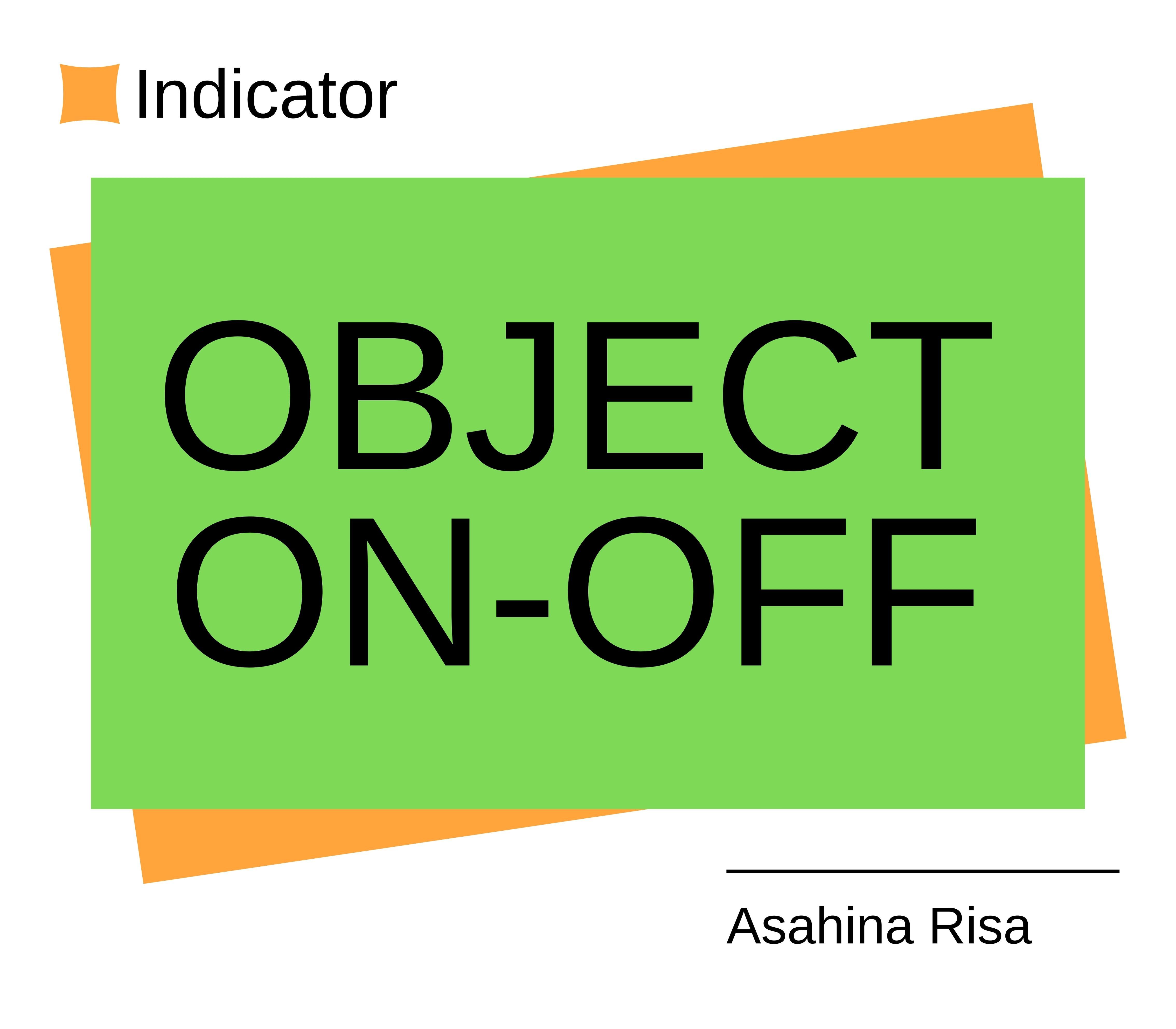 Object_onoff インジケーター・電子書籍