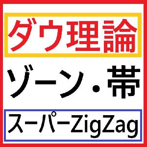 【ダウ理論】スーパーZigZag！MTFでのトレンド判断、水平線、帯・ゾーン、メール・アラート、PUSH全部入り！[マルチタイムフレーム]