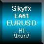 Skyfx EA61 EURUSD(H1) ซื้อขายอัตโนมัติ