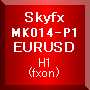 Skyfx MK014-P1 EURUSD(H1) ซื้อขายอัตโนมัติ