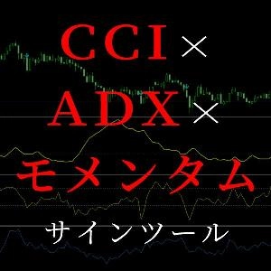 ADX、CCI、モメンタムの複合サインツール