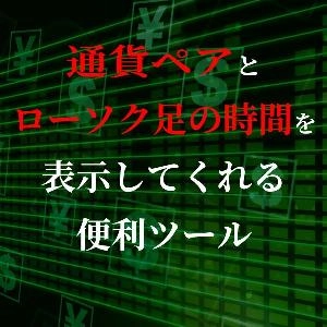 MT4のチャート上へ通貨ペア名と開いている時間足を表示してくれる便利なツール