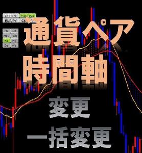 【MT4】簡単・便利に通貨ペア/時間軸を変更！他のチャートも一括変更！