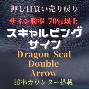 高精度スキャルサインインジケーター『Dragon Scal Double Arrow』