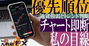 【FX動画】【私のチャート目線】チャートで即断するための優先順位の付け方