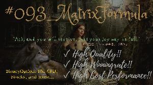 逆張り派必見!! 高勝率サインツール「#093_MatrixFormula」登場!!　バイナリー、FX、コモディティ、仮想通貨、株、株式指数CFDなどに