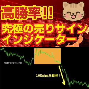 『究極の売りサインインジケーター』1回で600pips以上取れる時もあります！