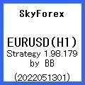 SkyForex_EURUSD(H1)_2022051301_Strategy 1.98.179 (by BB) Auto Trading