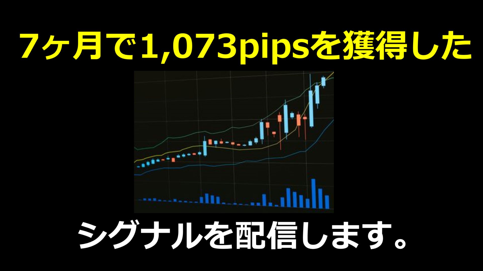 7ヶ月で1,073pipsを獲得したシグナルを配信します。 Investment Navi+