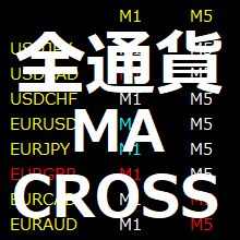 (MT4)全通貨監視シリーズ「MACross」【ACMonitor_MACross】 Indicators/E-books