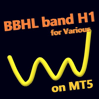 BBHL band H1 on MT5 (Multiple CP Edition) ซื้อขายอัตโนมัติ