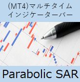(MT4)マルチタイム・インジケーター・バー[ParabolicSAR] インジケーター・電子書籍