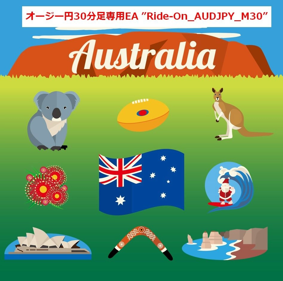 Ride-On_AUDJPY_M30 - システムトレード - 世界のトレード手法・ツールが集まるマーケットプレイス - GogoJungle