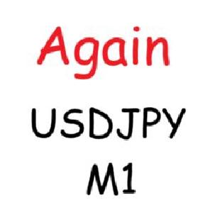 Again USDJPY M1