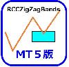 ZigZag波＋リトレースメント戦略のためのツール[RCCZigZagBands]【MT5版】