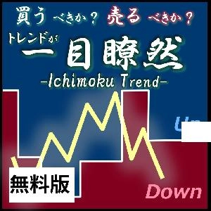 【無料版】売買目線が一目瞭然 トレンド描画インジケータ MT4&MT5【Ichimoku Trend】